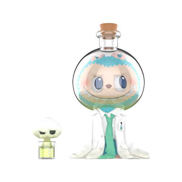 flask from the almost hidden series labubu from pop mart