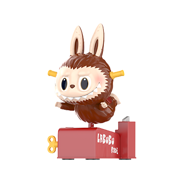 kiddie ride from the almost hidden series labubu from pop mart