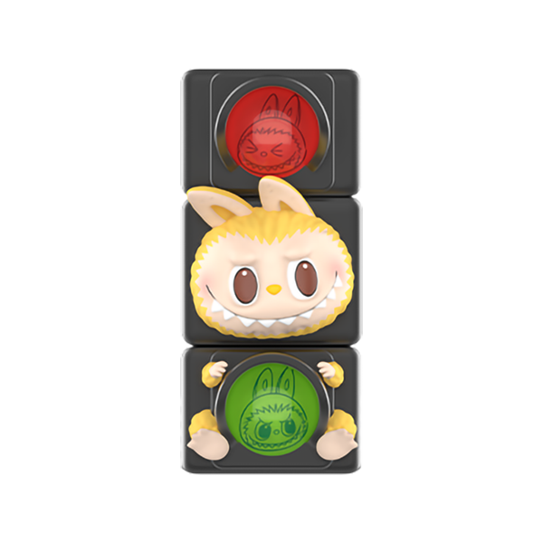 traffic light from the almost hidden series labubu from pop mart