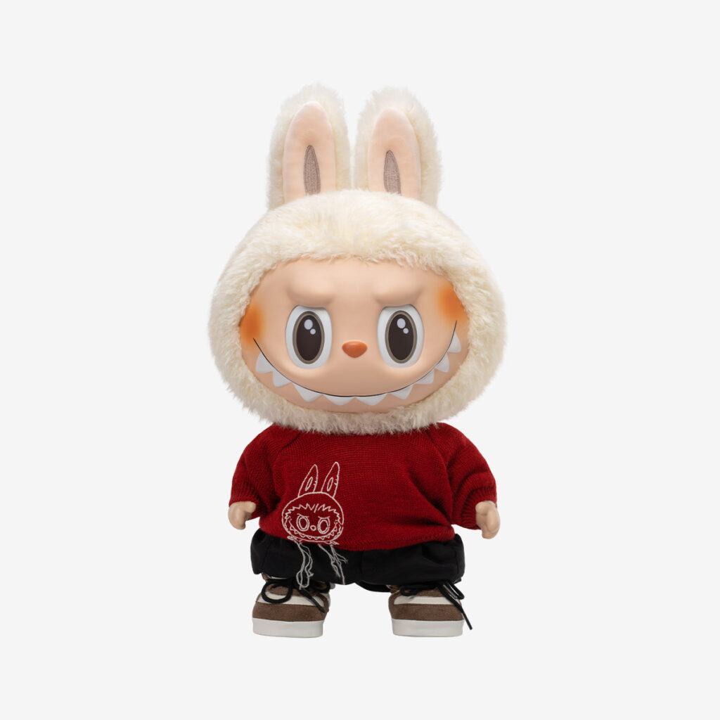 best of luck labubu vinyl plush doll by pop mart