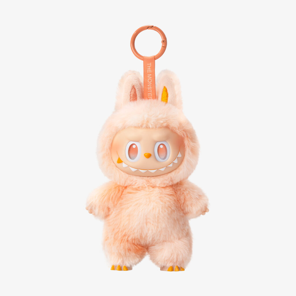 happiness labubu big into energy plush vinyl pendant by pop mart