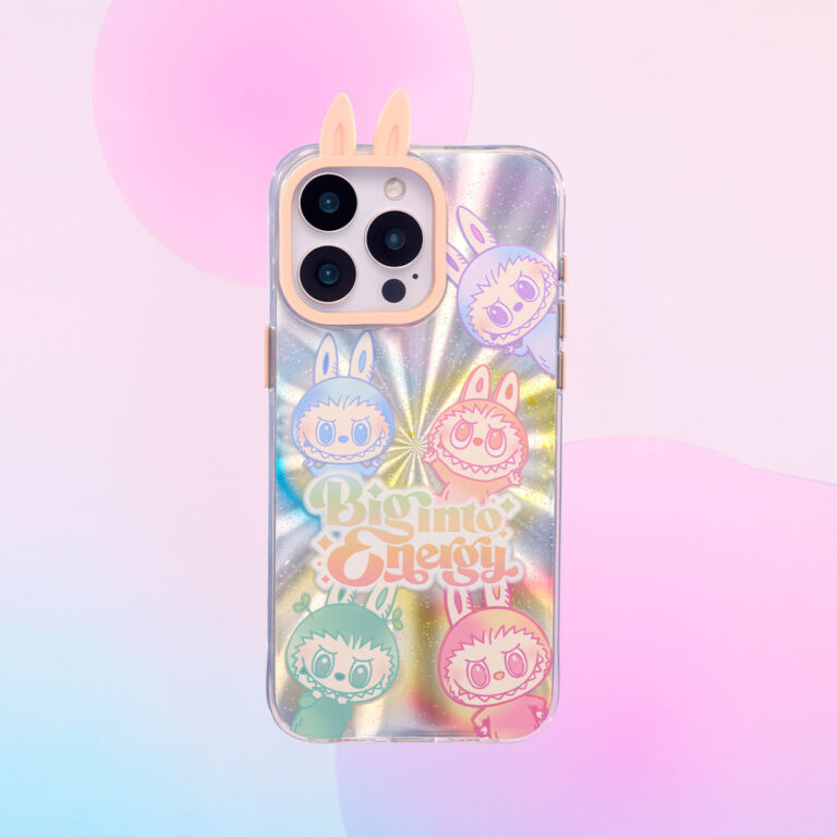 big into energy labubu monters iphone case by pop mart