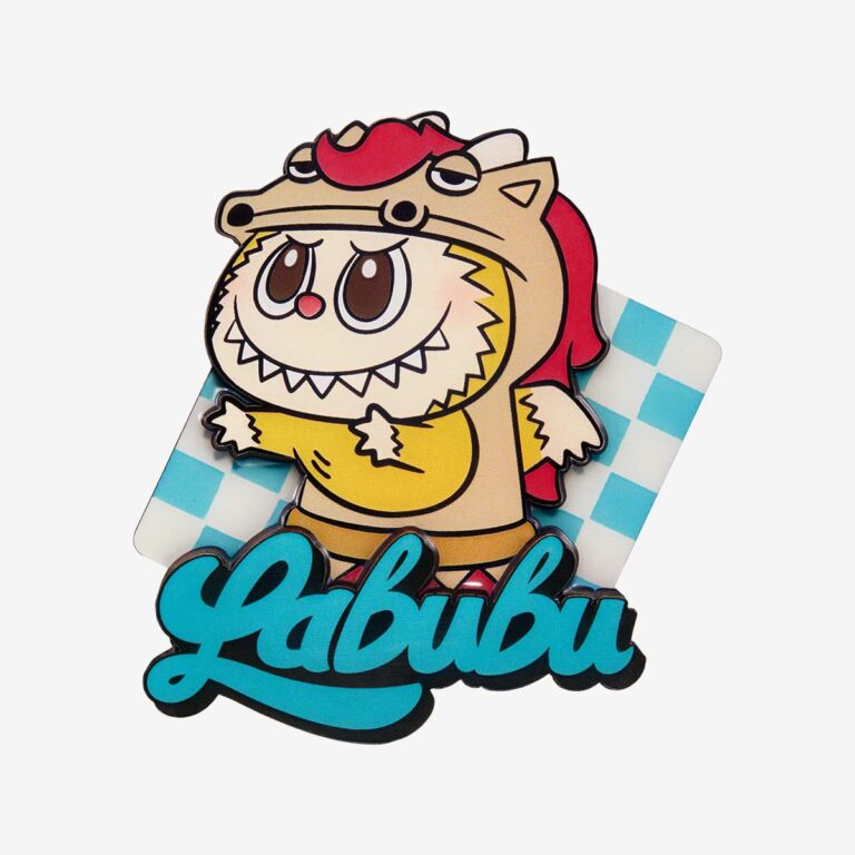 knight fridge magnet labubu let's checkmate series by pop mart