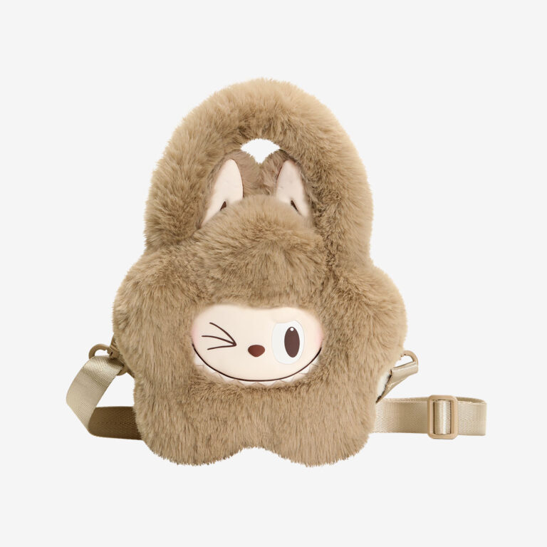 Plush Flower Bag Brown from the classic series by pop mart
