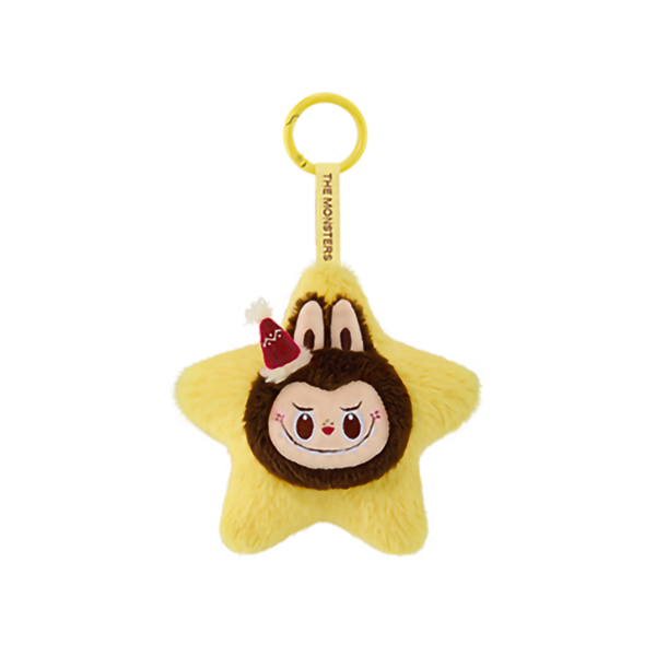 labubu sparkly plush pendant from the classic series by pop mart