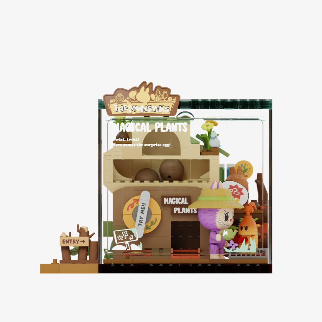 magical plants Forest Secret Base Series Blocks Part 2