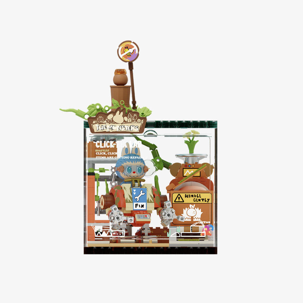 click-fix lab Forest Secret Base Series Blocks