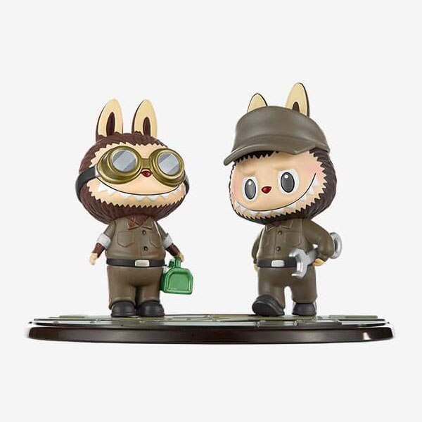 repair man labubu from the kow yokoyama mak series by pop mart