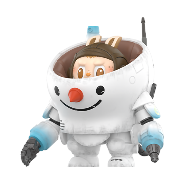 safs snowman labubu from the kow yokoyama mak series by pop mart