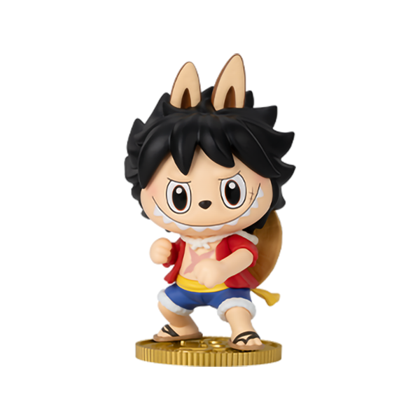 monkey d luffy labubu one piece series figure by pop mart