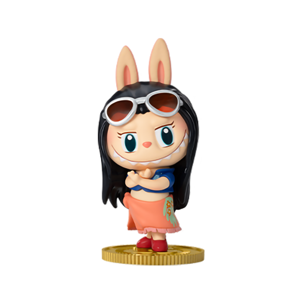 nico robin labubu one piece series figure by pop mart