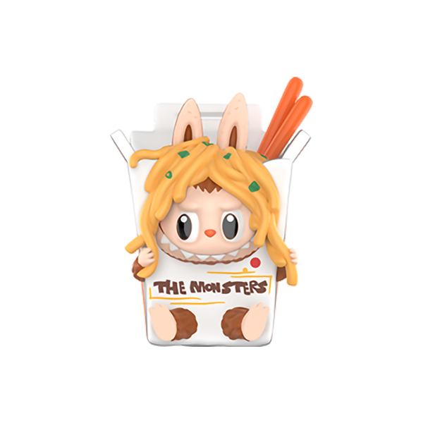 chow mein labubu wacky mart series figure by pop mart