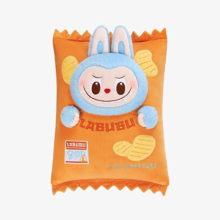 chips pillow labubu wacky mart series by pop mart