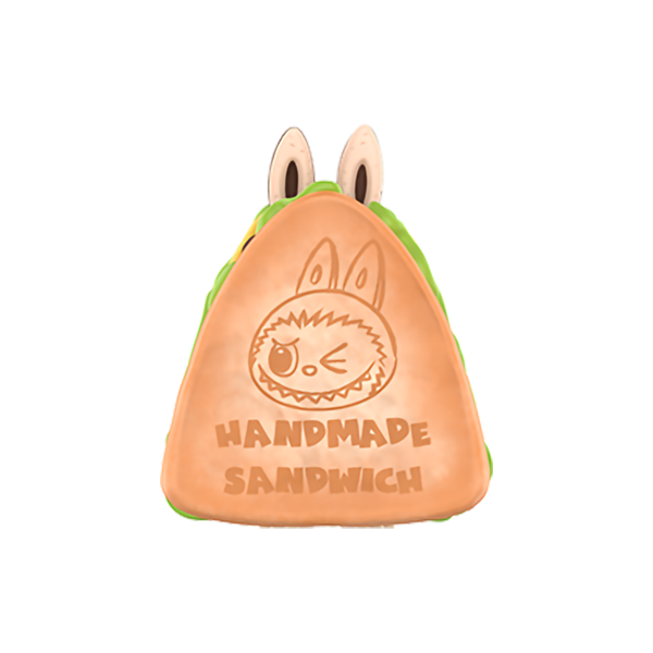 sandwich labubu wacky mart series figure by pop mart