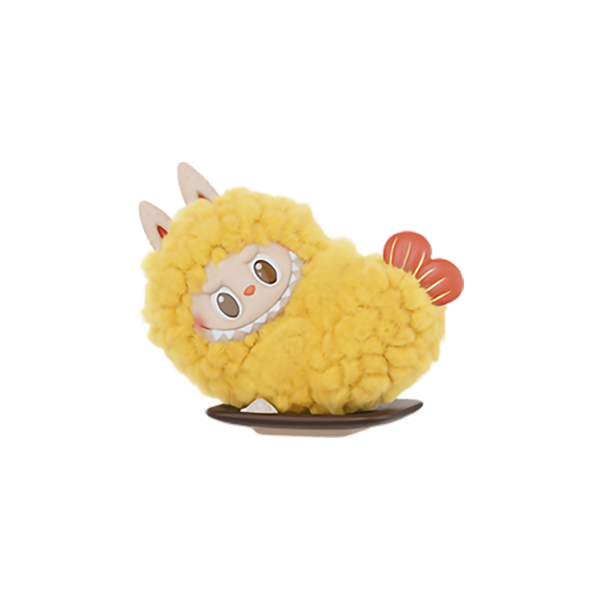 fried shrimp labubu wacky mart series figure by pop mart