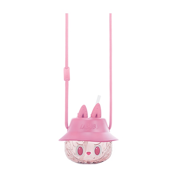 pink blush tumbler wacky mart series labubu from pop mart