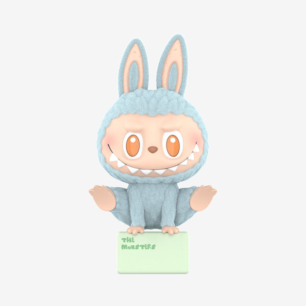 show off yoga series figure labubu by pop mart