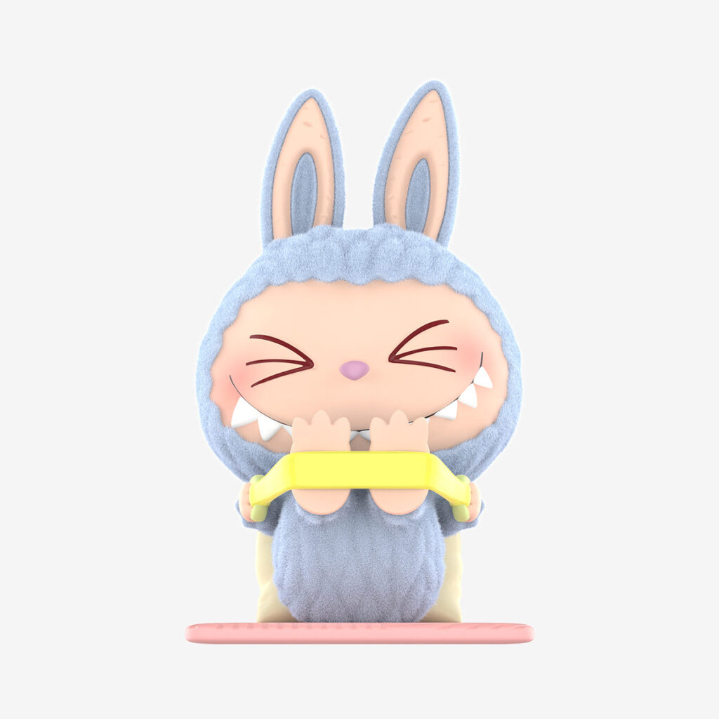 stretch out yoga series figure labubu by pop mart