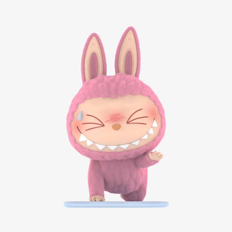 sweating yoga series figure labubu by pop mart