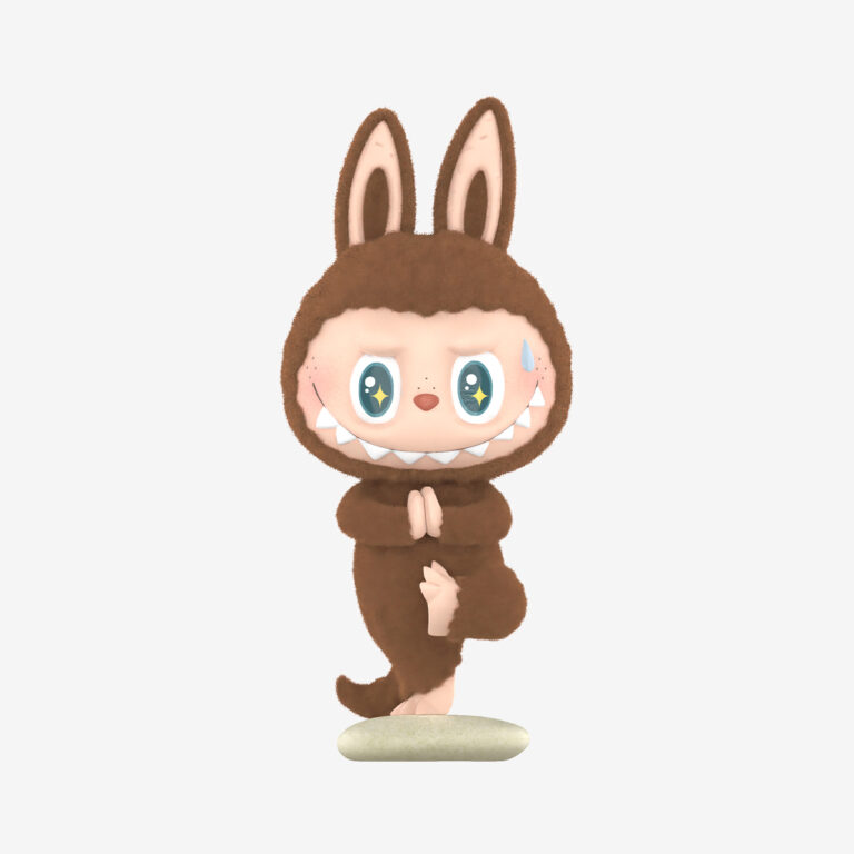 yoga coach yoga series figure labubu by pop mart