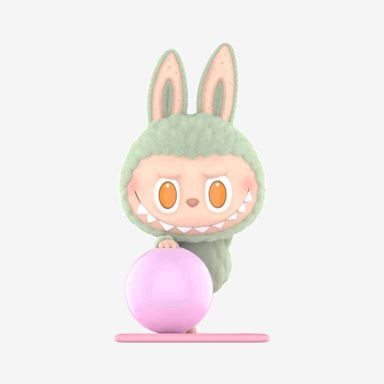 zone out yoga series figure labubu by pop mart