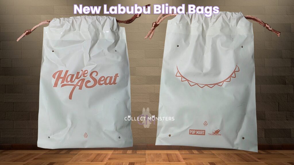 have a seat new bling bag drawstring labubu by pop mart