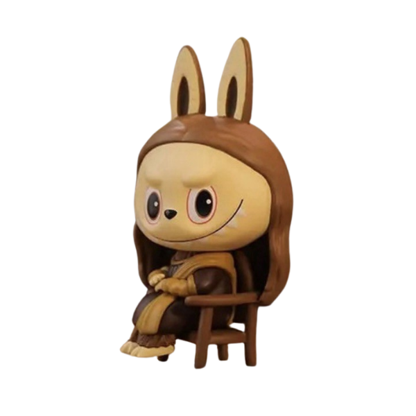 mona lisa labubu from the monsters art series by pop mart