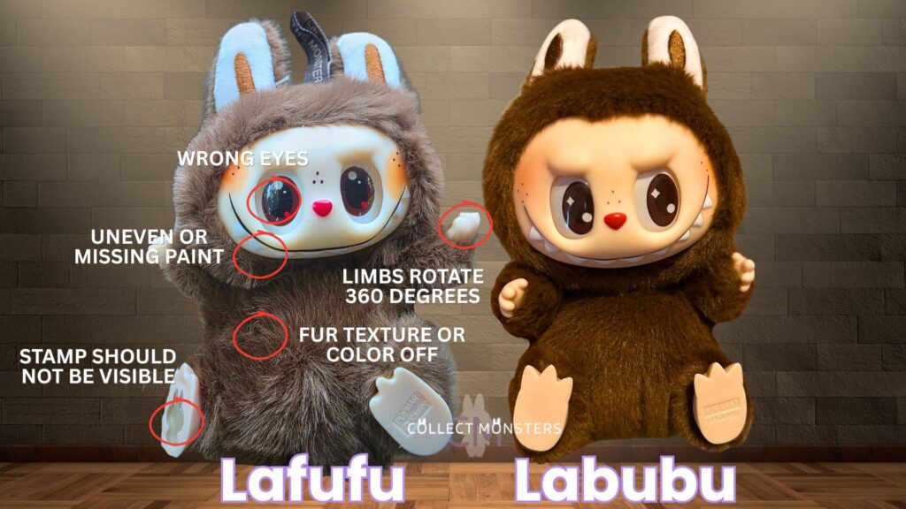 labubu vs lafufu real vs fake duoduo have a seat by pop mart