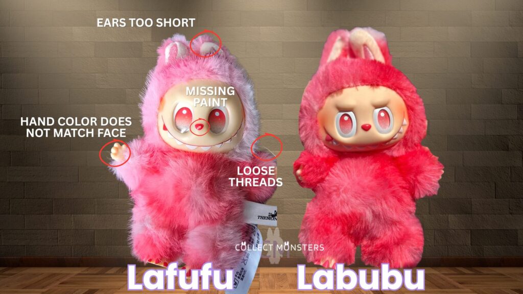 labubu vs lafufu real vs fake love big into energy by pop mart
